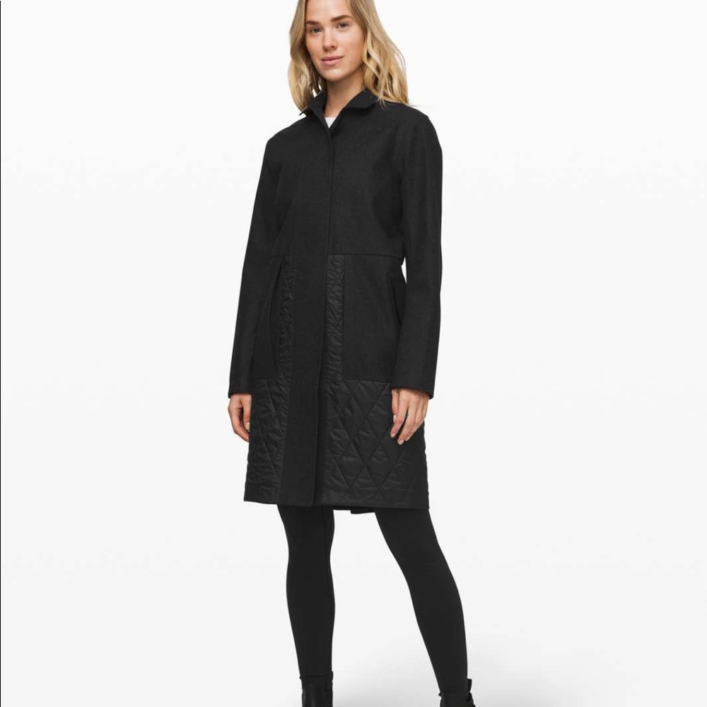 Lululemon Roam Far Wool Coat - Black